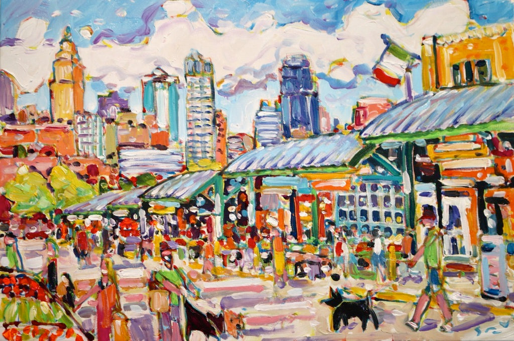 Saturday. City Market.