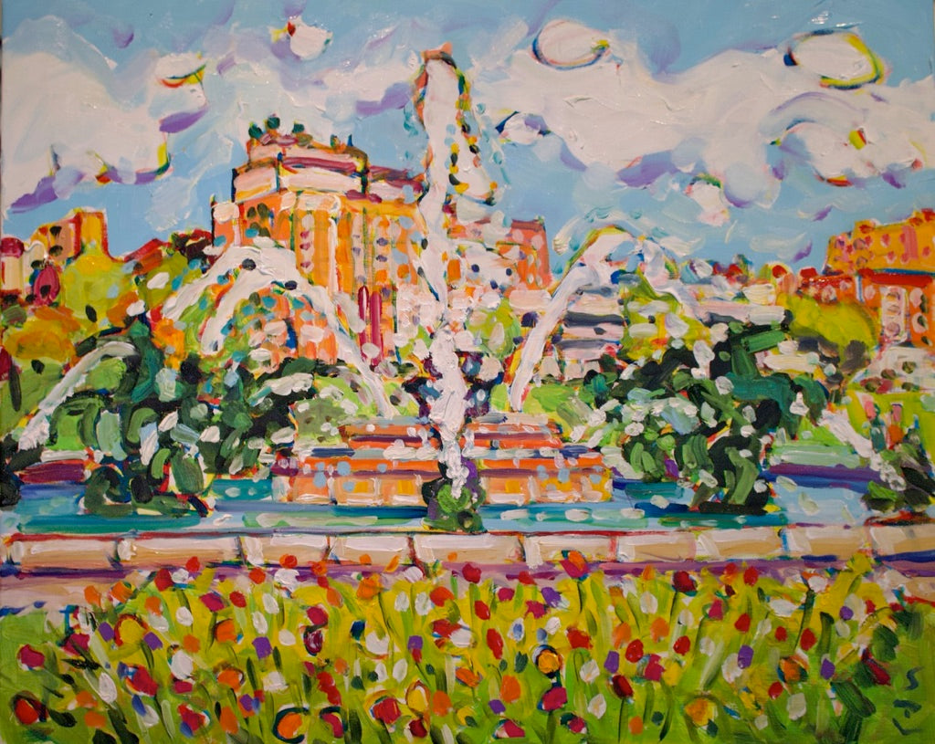 Splashing in Spring.