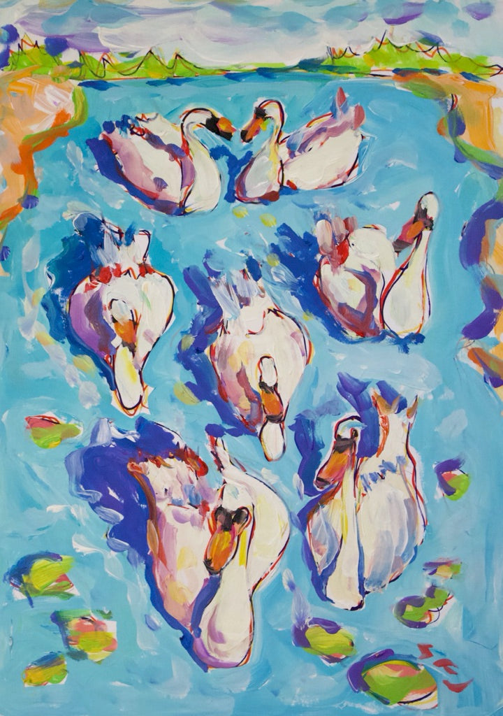 7 Swans a Swimming