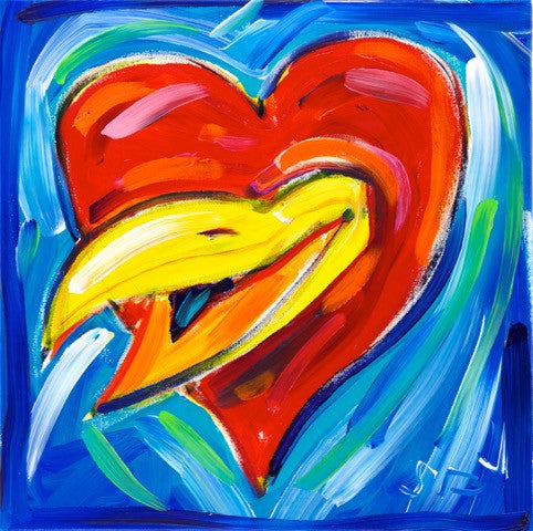 Heart "Jayhawk Love"